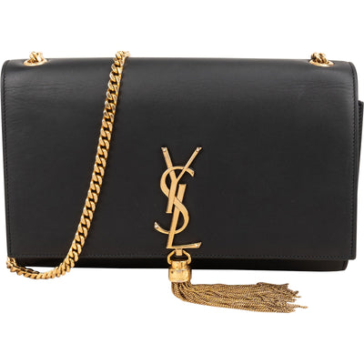 Saint Laurent Smooth Leather Kate Tassel Chain Shoulder Bag