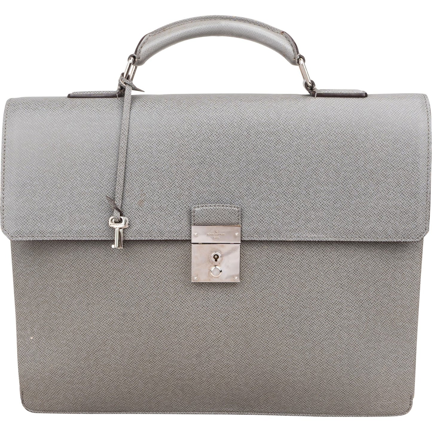 Louis Vuitton Grey Taiga Leather Robusto Briefcase Handbag