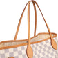 Louis Vuitton Monogram Damier Azur Canvas Neverfull MM Shoulder Bag