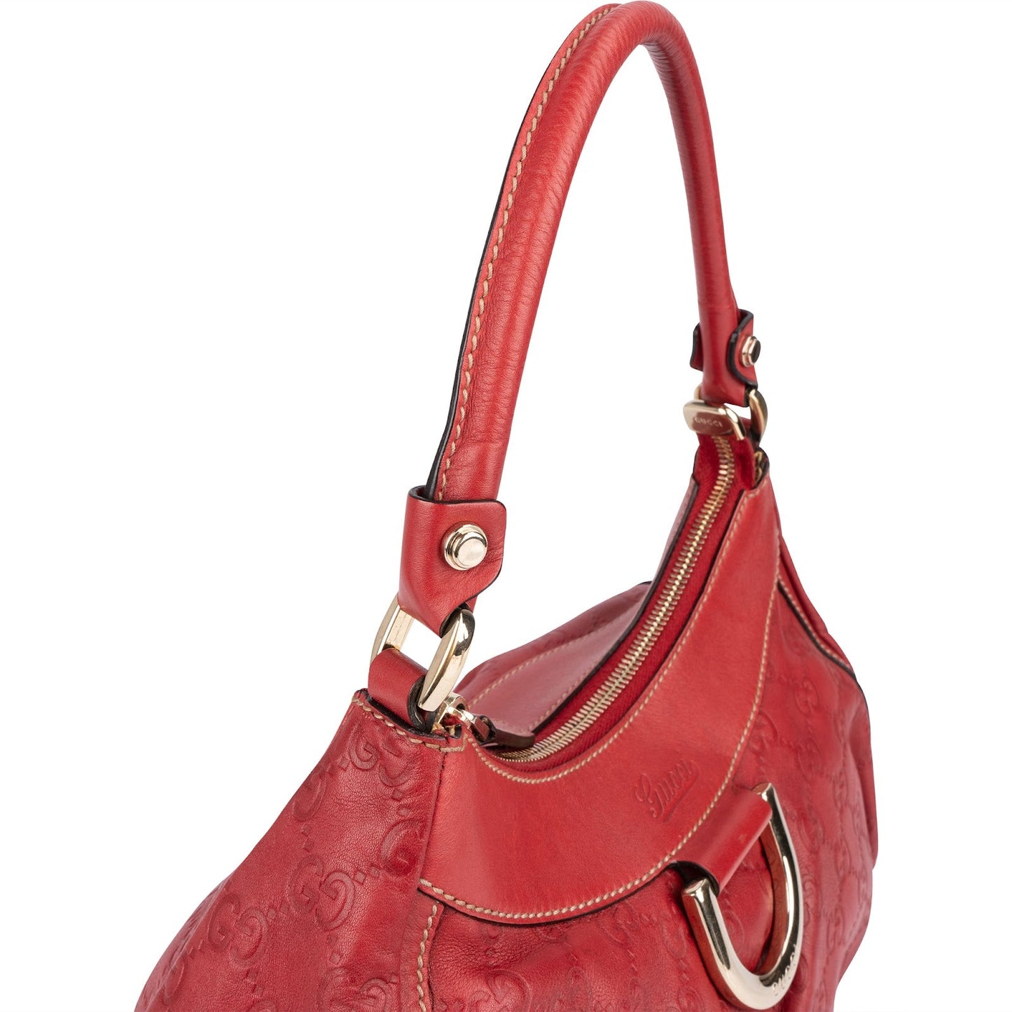 Gucci GG Guccissima Leather Abbey D-Ring Hobo Handbag