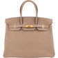 Hermès Taupe Togo Leather Birkin 35 Handbag (2023)