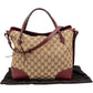 Gucci Monogram GG Canvas Bree Tote Handbag
