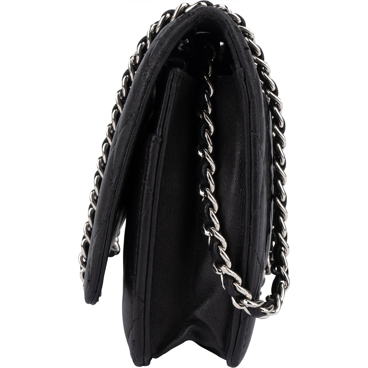 Chanel Quilted Lambskin Wallet On Chain Crossbody Bag
