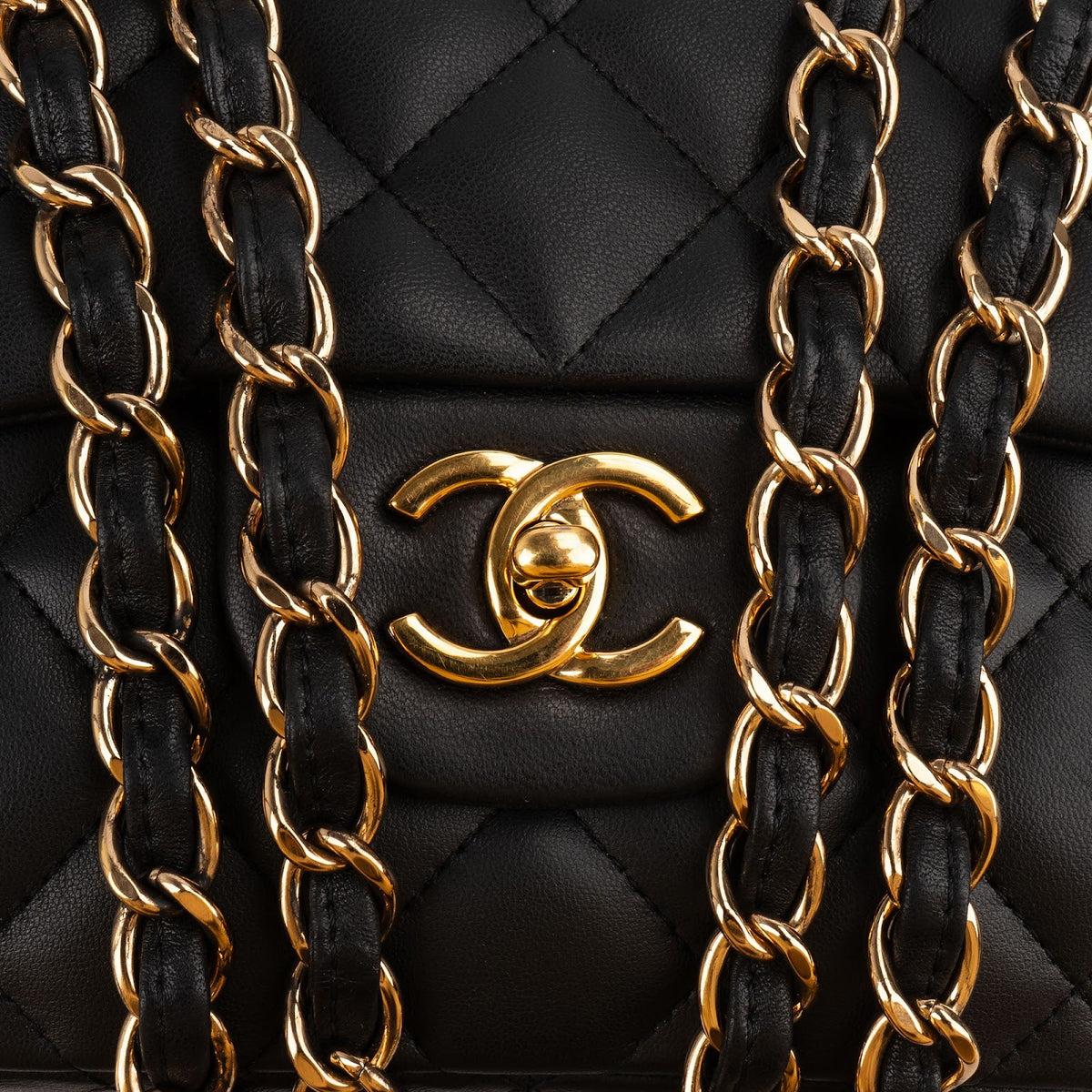 Chanel Quilted Lambskin Jumbo Single Flap Shoulder Crossbody Bag