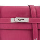 Hermès Tosca Clemence Leather Palladium Kelly 32 Handbag