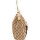 Gucci Monogram GG Abbey Double Pocket Hobo Shoulder Bag