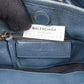 Balenciaga Blue Leather The Work City Tote Shoulder Bag