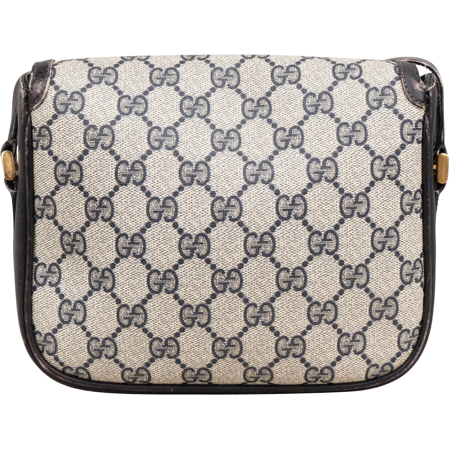 Gucci Monogram GG Supreme Horsebit Crossbody Bag