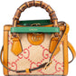 Gucci Diana Mini Tote aus Bast (limitiert) – Vorderansicht