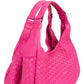Bottega Veneta Pink Intrecciato Leather Campana Hobo Shoulder Bag