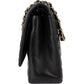 Chanel Quilted Lambskin Gold Maxi Double Flap Crossbody Bag