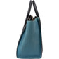 Celine Tricolor Canvas Leather Luggage Tote Handbag
