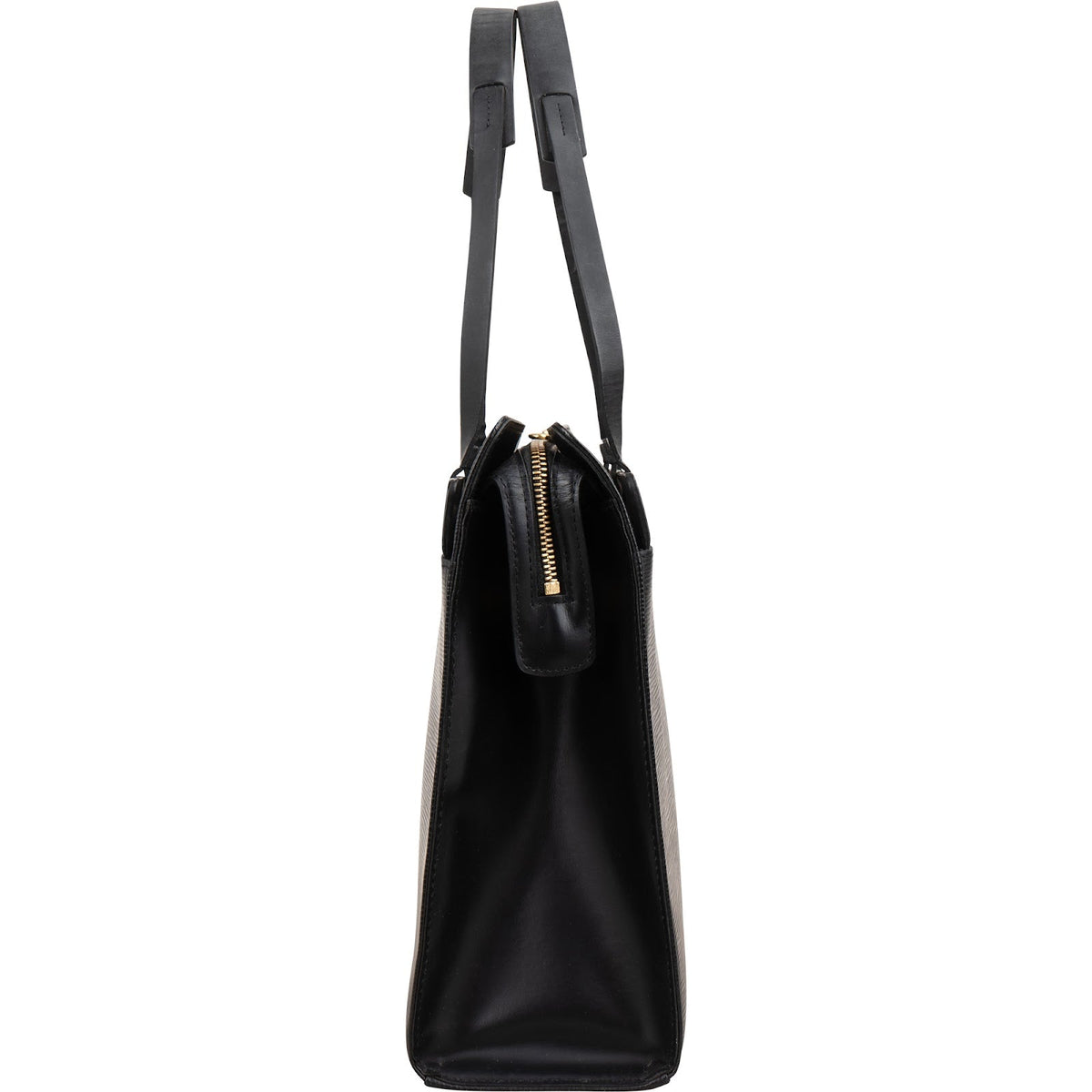 Louis Vuitton Noir Epi Leather Croisette PM Tote Handbag