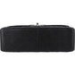 Chanel Quilted Caviar Leather Palladium Double Flap Jumbo Crossbody Bag