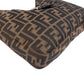 Fendi Monogram FF Zucca Canvas Baguette Buckle Shoulder Bag