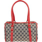 Gucci Monogram GG Canvas Boston Handbag
