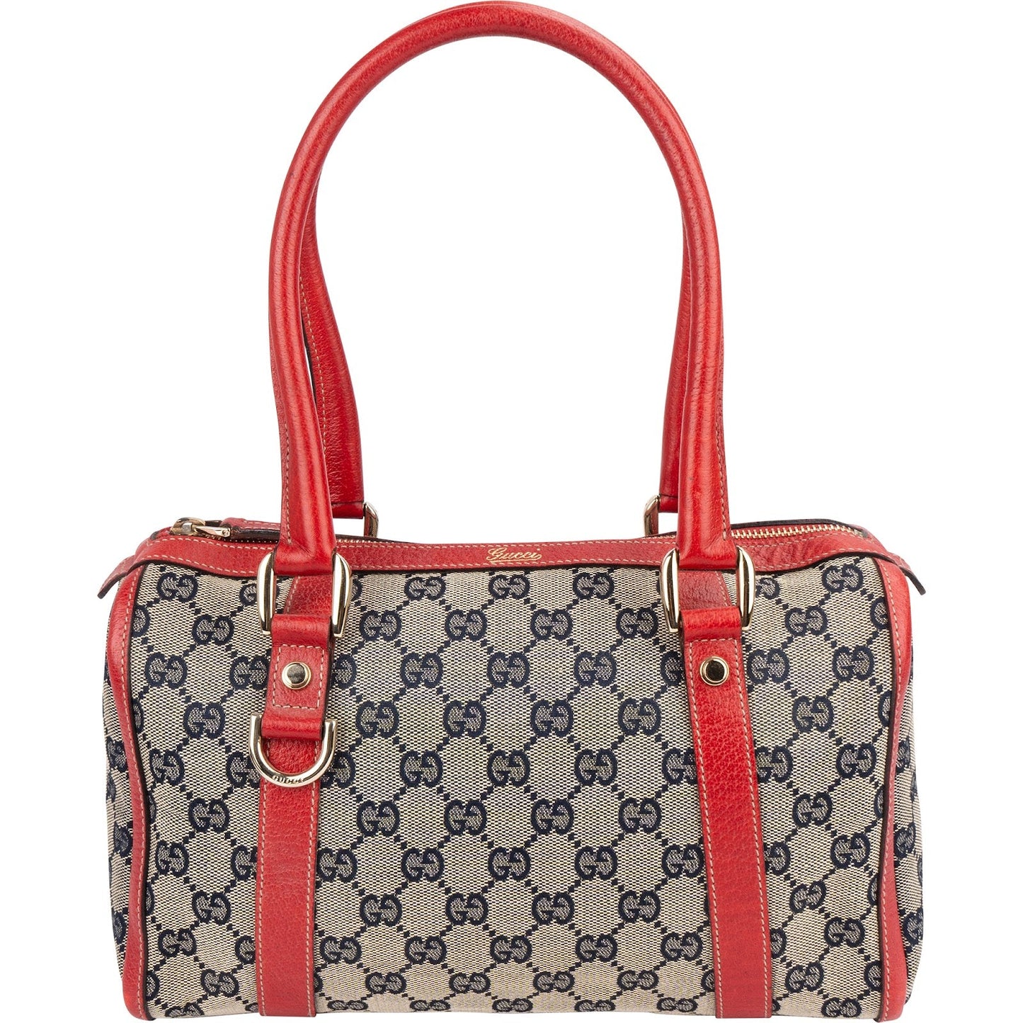 Gucci Monogram GG Canvas Boston Handbag