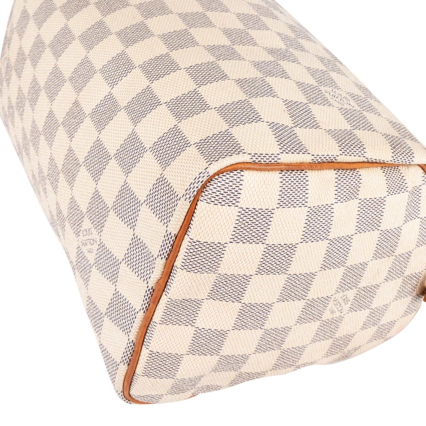 Louis Vuitton Monogram Damier Azur Canvas Speedy 25 Handbag