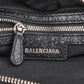 Balenciaga Graffiti Print Leather Neo Cagole City Handbag