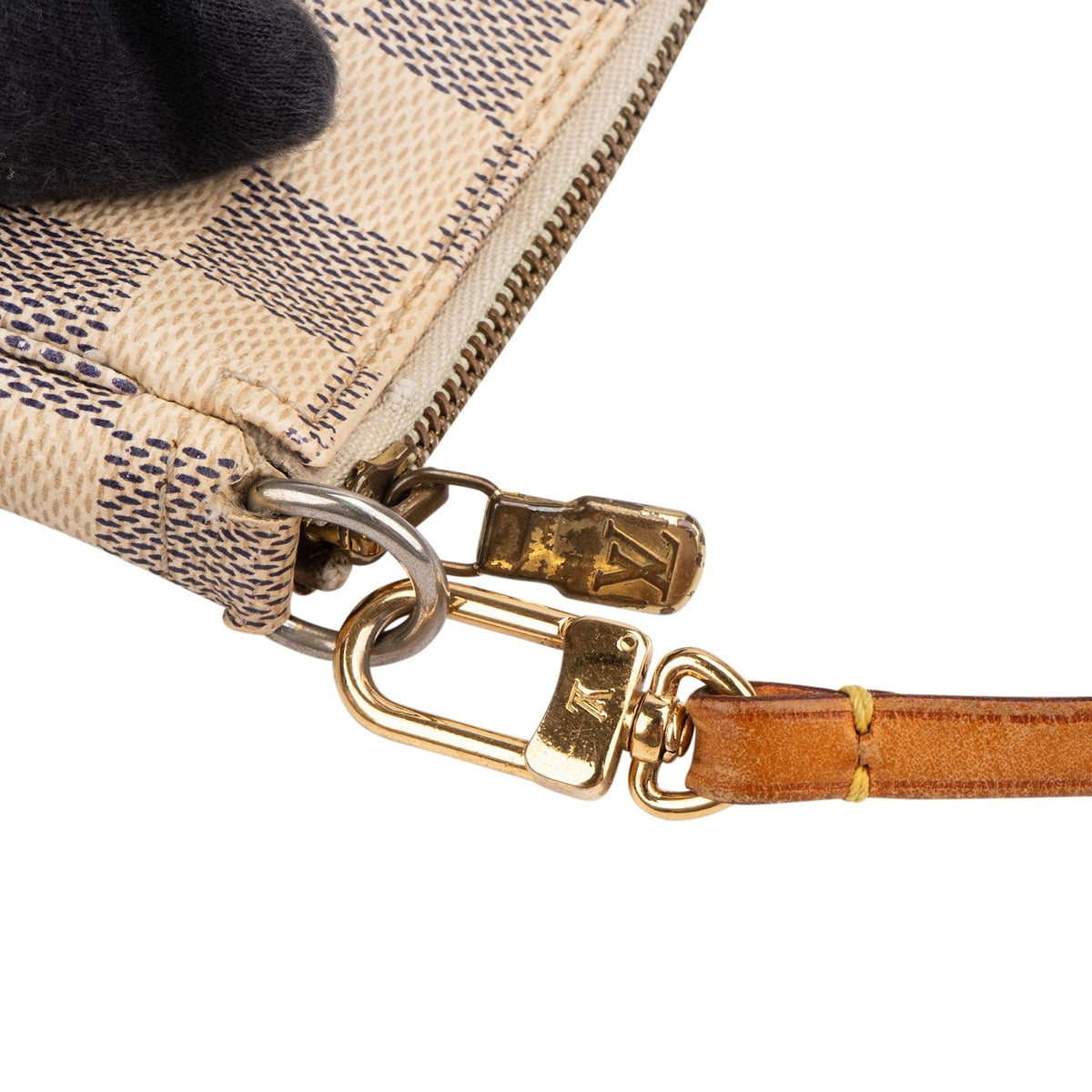 Louis Vuitton Pochette Accessoires aus Damier Azur Canvas – Ansicht 9