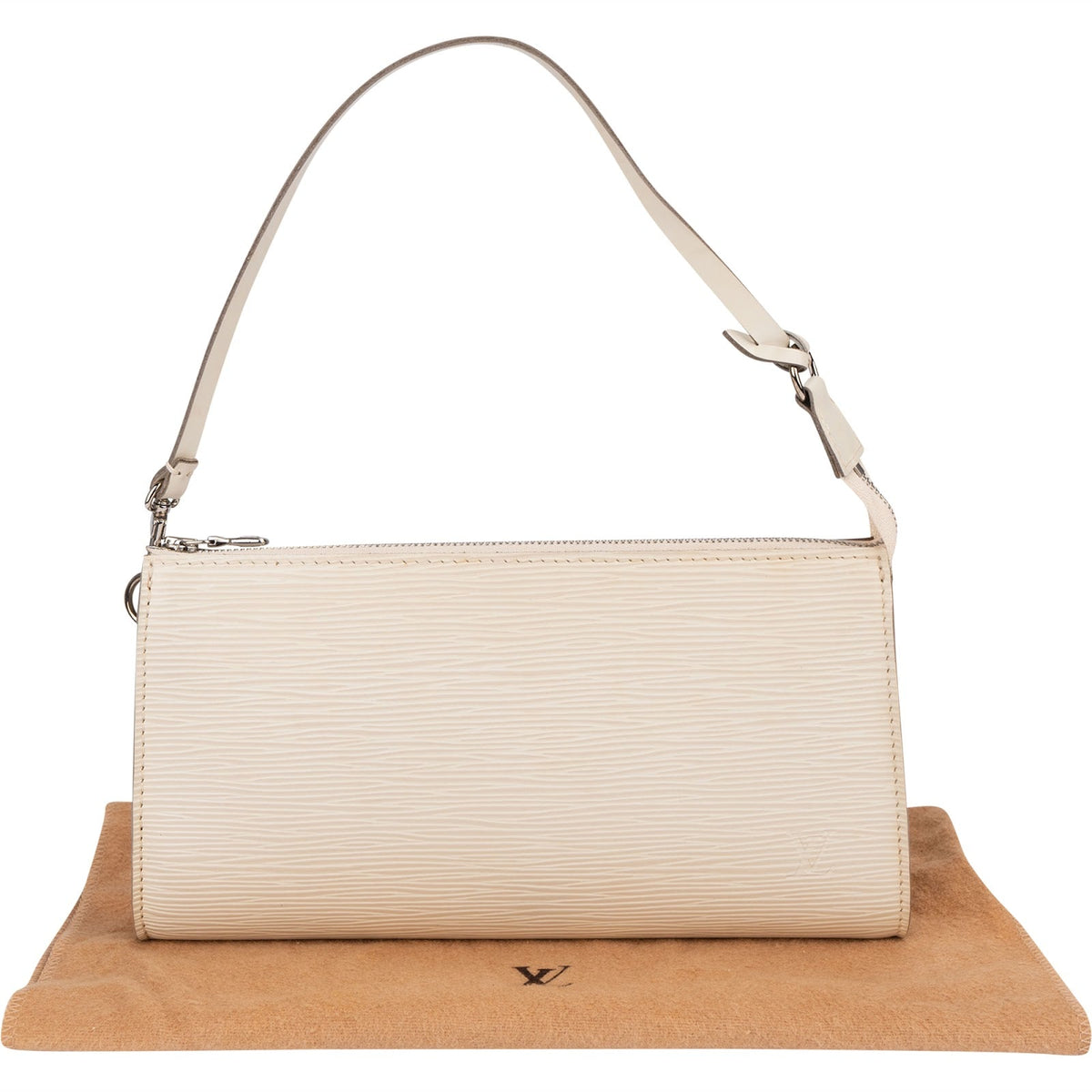 Louis Vuitton Ivory Epi Leather Pochette Accessoires Handbag