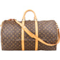 Louis Vuitton Monogram Canvas Keepall 55 Bandoulière Travel Bag
