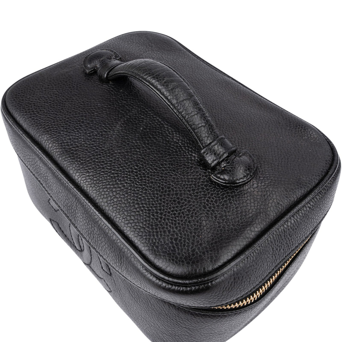 Chanel Caviar Leather Vanity Case Handbag
