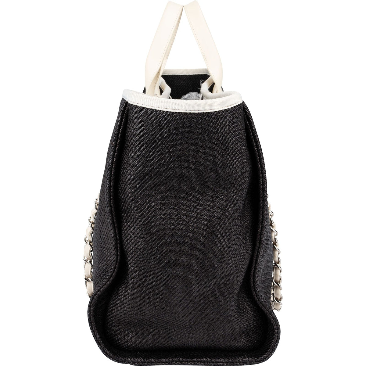 Chanel Denim Deauville Tote Shoulder Bag