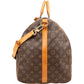 Louis Vuitton Monogram Canvas Keepall 60 Bandoulière Travel Bag