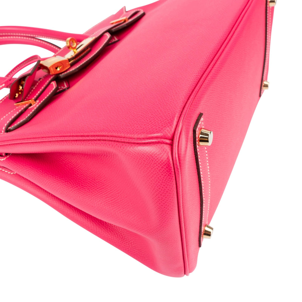 Hermès Rose Tyrien Epsom Leather Birkin 30 Handbag