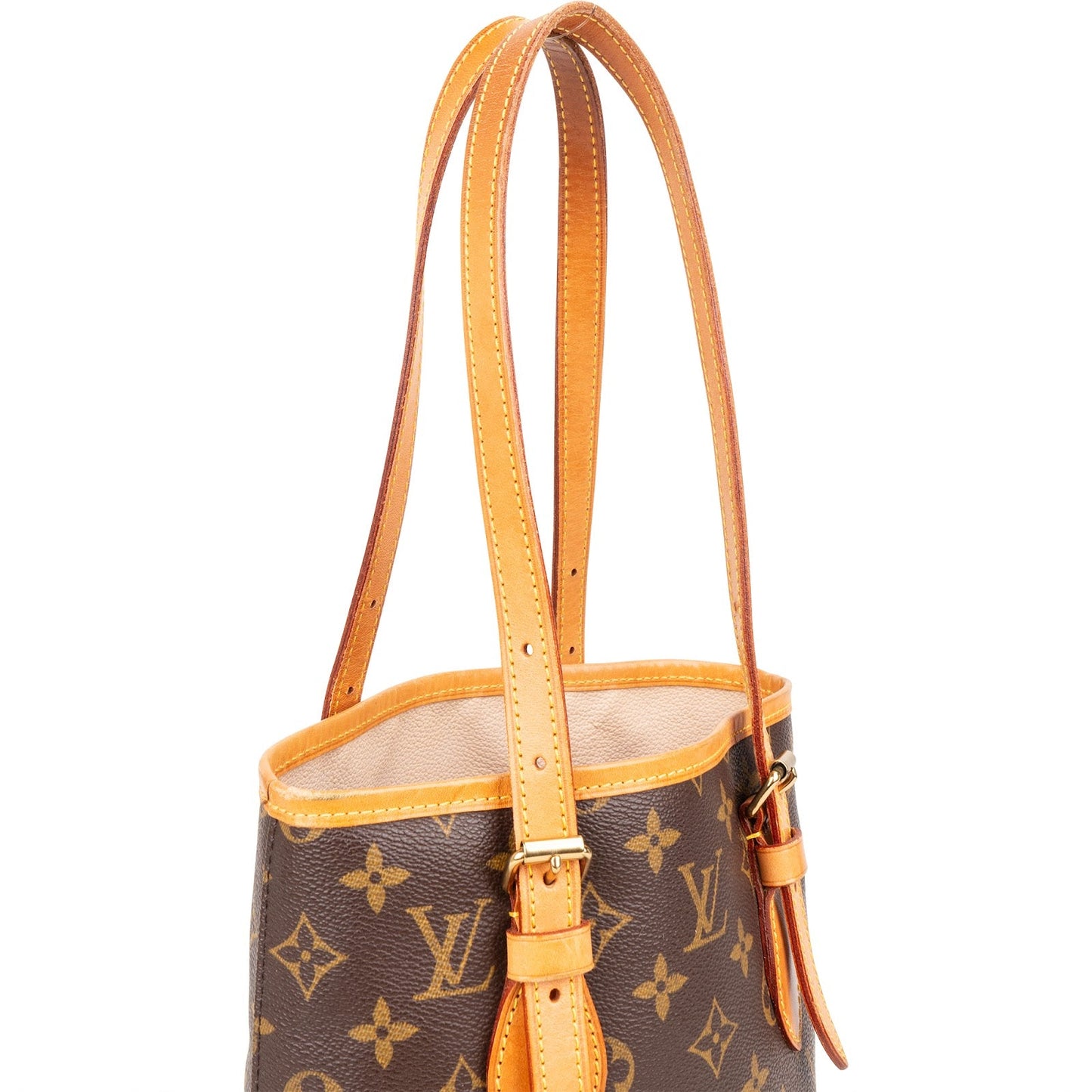 Louis Vuitton Monogram Canvas Bucket PM Shoulder Bag