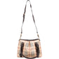 Burberry Nova-Check Monogram Haymarket Shoulder Bag
