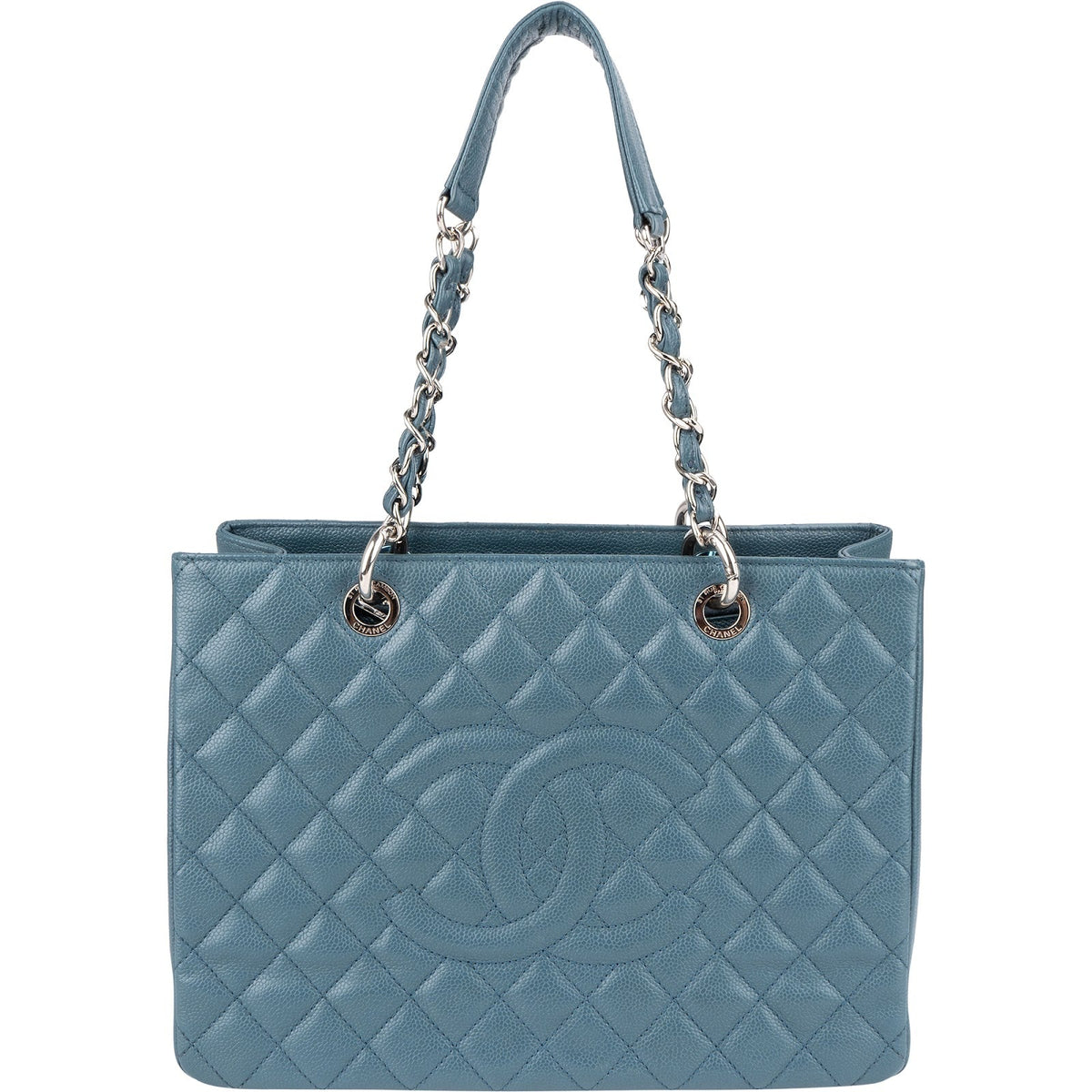 Chanel Grand Shopping Tote Jumbo aus Caviar-Leder – Vorderansicht