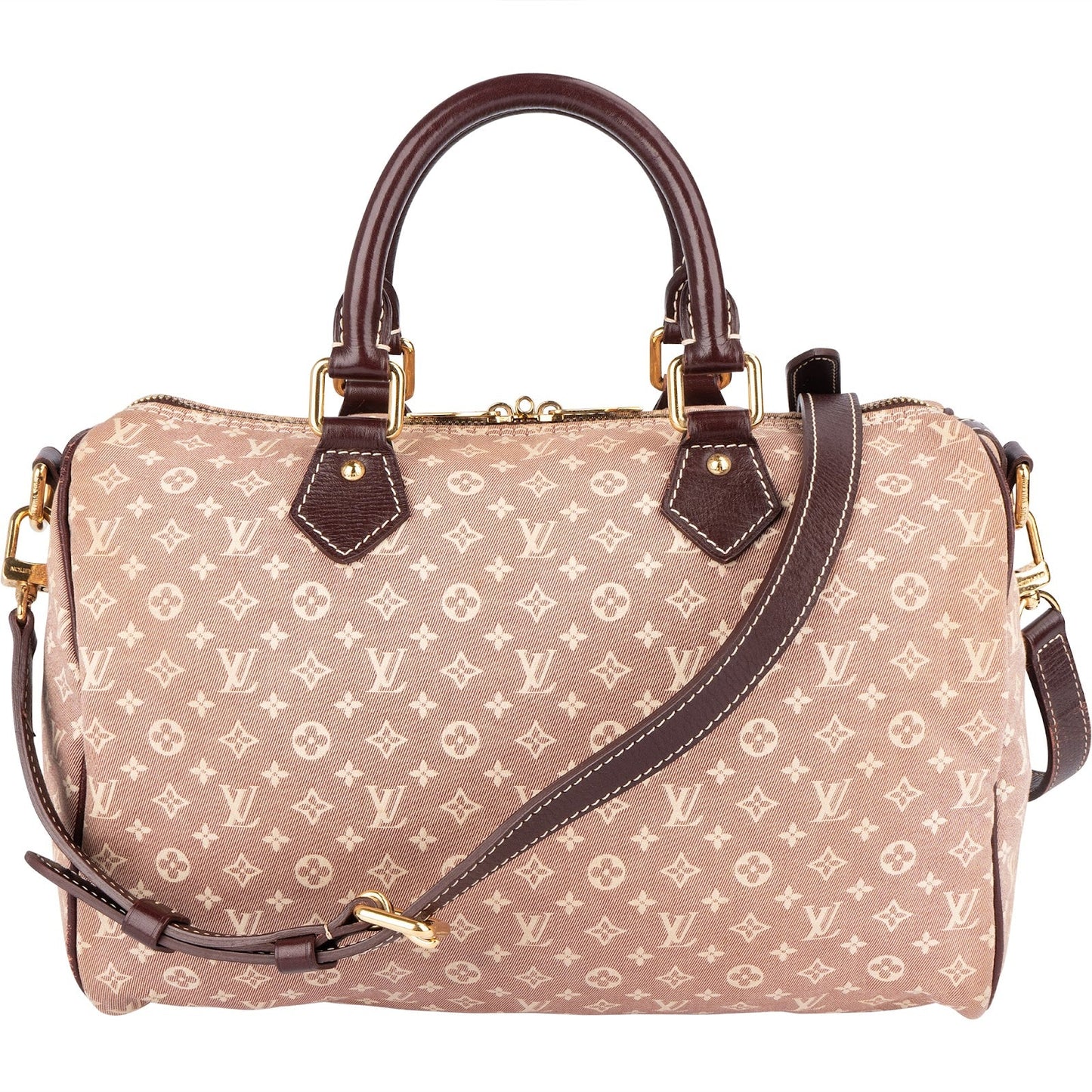 Louis Vuitton Monogram Mini Lin Speedy 30 Bandoulière Handbag