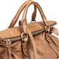 Miu Miu Vitello Lux Leather Bow Bag Handbag