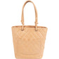 Chanel Quilted Calfskin Cambon Ligne Tote Handbag