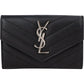 Saint Laurent Grain de Poudre Matelassé Small Envelope Wallet