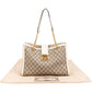 Gucci Monogram GG Supreme Medium Padlock Shoulder Bag