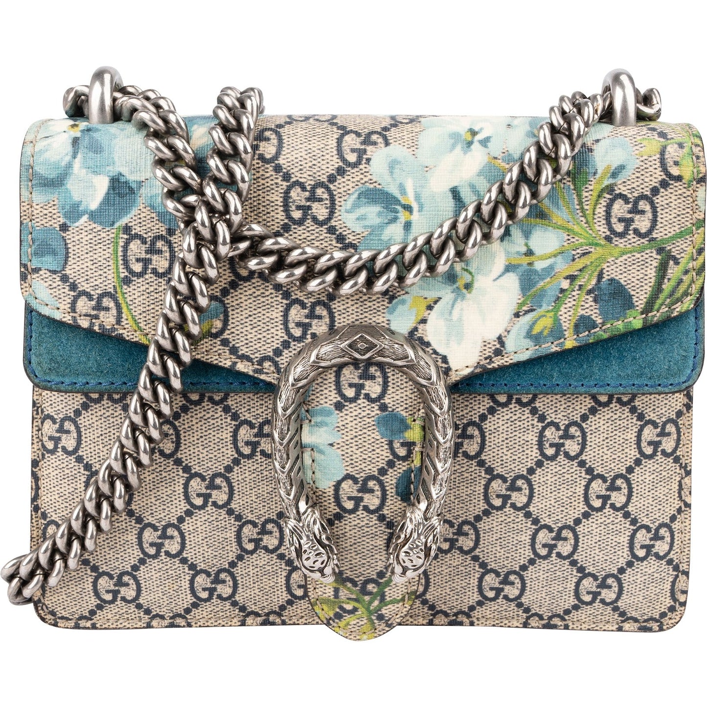 Gucci Monogram GG Supreme Blooms Dionysus Mini Crossbody Bag