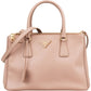Prada Pink Saffiano Leather Galleria Handbag