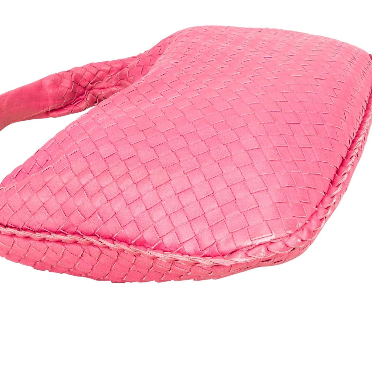 Bottega Intrecciato Leather Belly Hobo Shoulder Bag