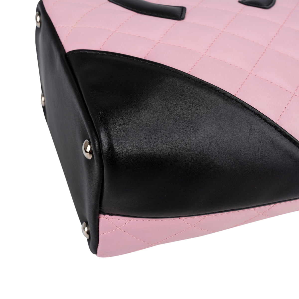 Chanel Quilted Lambskin Bicolor Cambon Ligne Small Handbag