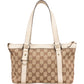 Gucci Monogram GG Canvas Abbey Small Tote Shoulder Bag