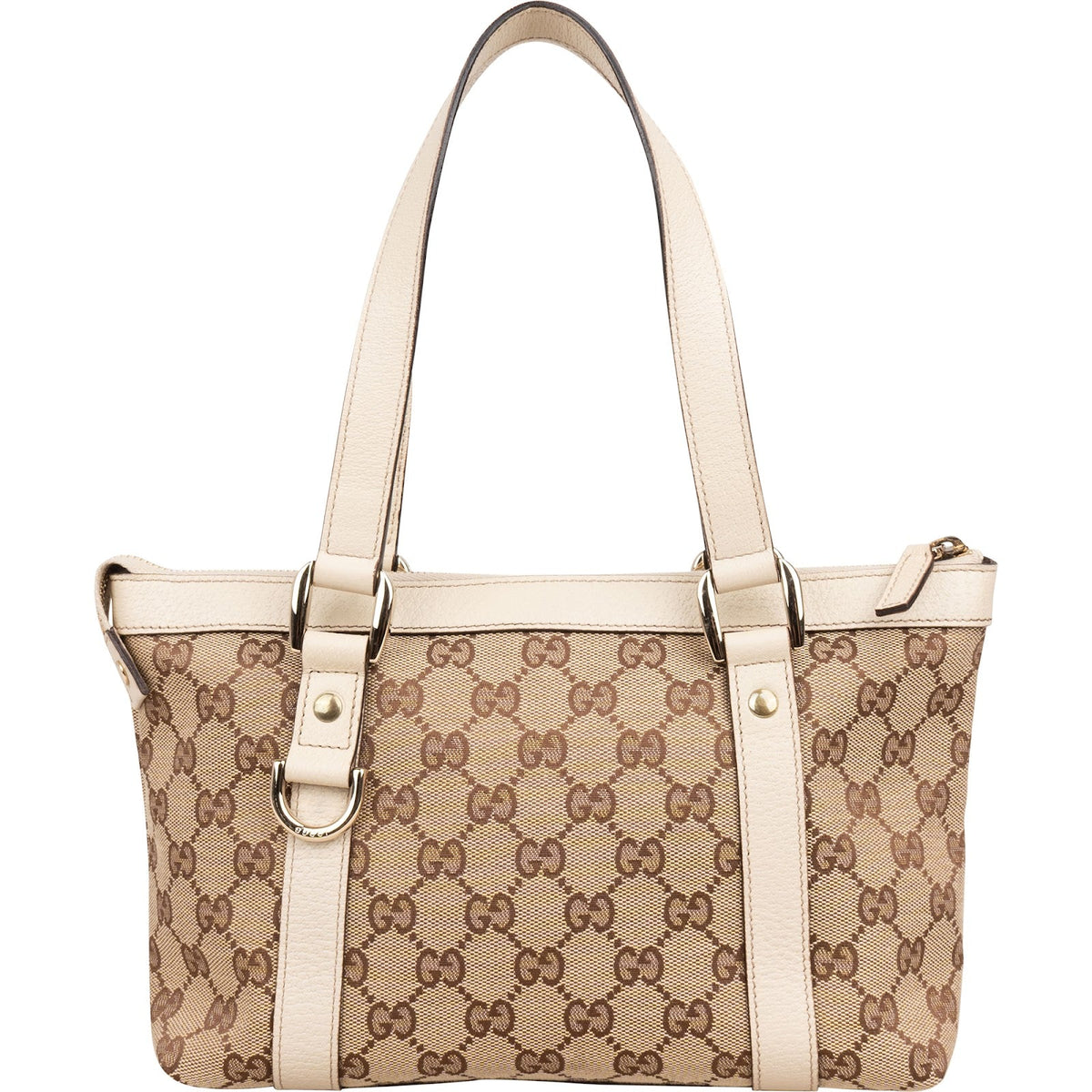 Gucci Monogram GG Canvas Abbey Small Tote Shoulder Bag