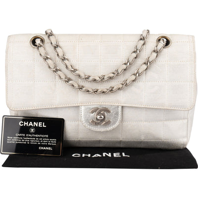 Chanel Travel Line Monogram Single Flap Shoulder Bag