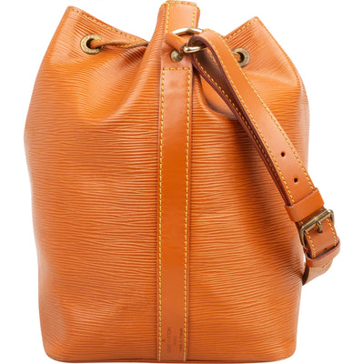 Louis Vuitton Cognac Epi Leather Sac Noé Petit Shoulder Bag