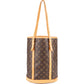 Louis Vuitton Monogram Canvas Bucket GM aus Monogram Canvas und Vachetta-Leder – Vorderansicht