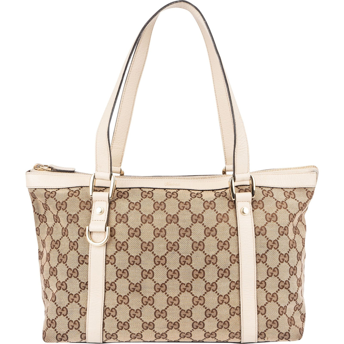 Gucci Monogram GG Canvas Abbey D-Ring Tote Shoulder Bag