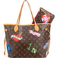 Louis Vuitton Monogram Canvas My LV World Tour Patches Neverfull MM Shoulder Bag
