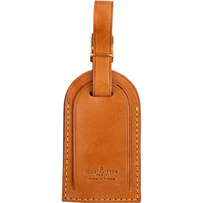 Louis Vuitton Vachetta Leather Luggage Tag